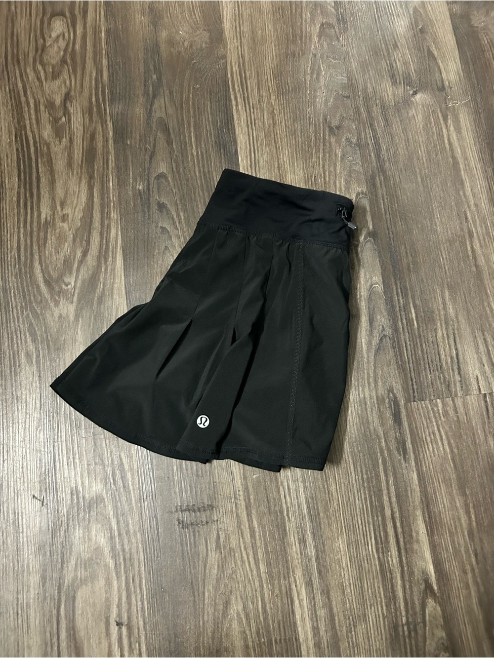 lululemon athletica Black Pleated Skort